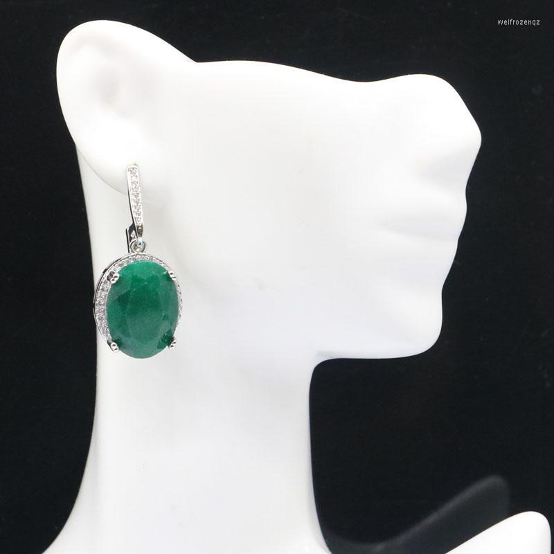 Stud Earrings 34x16mm Lovely Cute 10.2g Real Green Emerald CZ Daily Wear Birthday Gift Silver Eye Catching
Stud Earrings 34x16mm Lovely Cute 10.2g Real Green Emerald CZ Daily Wear Birthday Gift Silver Eye Catching