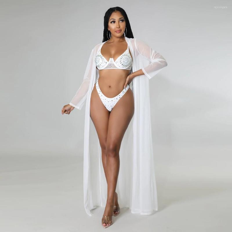 Women' Tracksuits 2022 And Spicy Style Perspective Sexy Rhinestone Three-Piece Set Fashion Vacation Seaside Beach, Black
Women' Tracksuits 2022 And Spicy Style Perspective Sexy Rhinestone Three-Piece Set Fashion Vacation Seaside Beach, Black