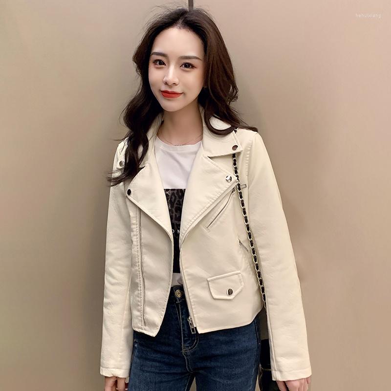 Women' Leather Spring Coat Women Short Pu Biker Overcoat Femme Slim Streetwear Motorcycle 2023 Autumn Faux Jacket Female, Beige
Women' Leather Spring Coat Women Short Pu Biker Overcoat Femme Slim Streetwear Motorcycle 2023 Autumn Faux Jacket Female, Beige