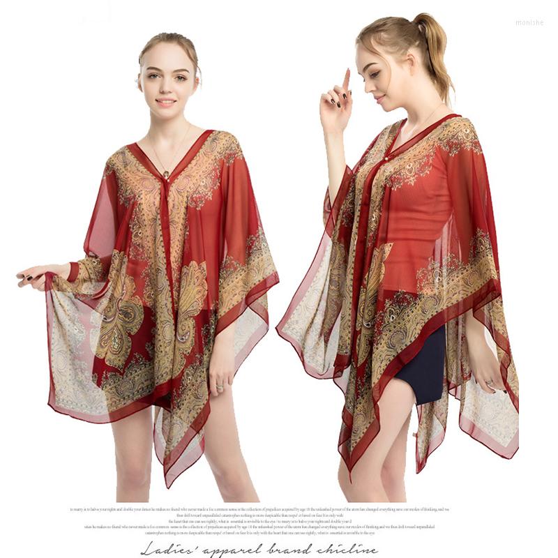 Scarves Summer Women Sarong Floral Chiffon Bikini Cover Up Leisure Sexy Swimwear Beach Dress Scarf Free Size
Scarves Summer Women Sarong Floral Chiffon Bikini Cover Up Leisure Sexy Swimwear Beach Dress Scarf Free Size