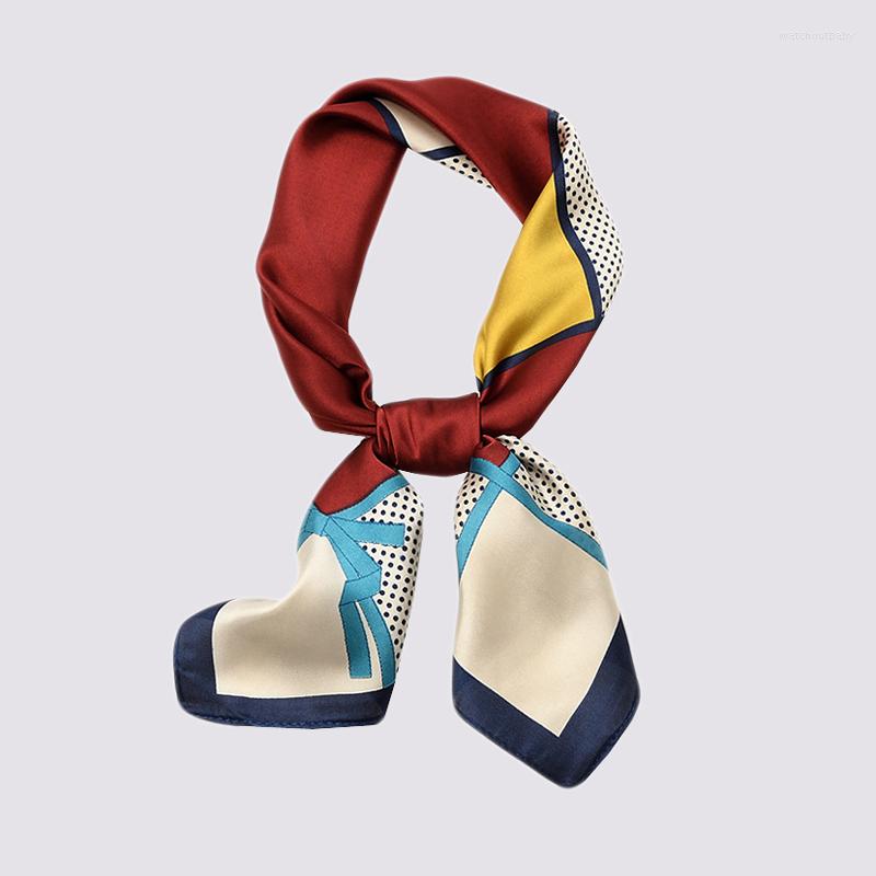 Scarves Bright Color Decorated Neck Scarf Women Square Classic Silk Neckwear Handkerchief Design Foulard
Scarves Bright Color Decorated Neck Scarf Women Square Classic Silk Neckwear Handkerchief Design Foulard