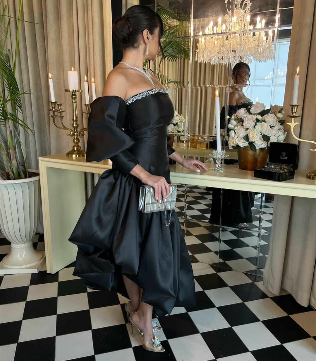 Elegant Hi-Lo Taffeta Off Shoulder Evening Dresses Aysmmetrical Pleated Prom Gowns Beading, Dark red
Elegant Hi-Lo Taffeta Off Shoulder Evening Dresses Aysmmetrical Pleated Prom Gowns Beading, Dark red