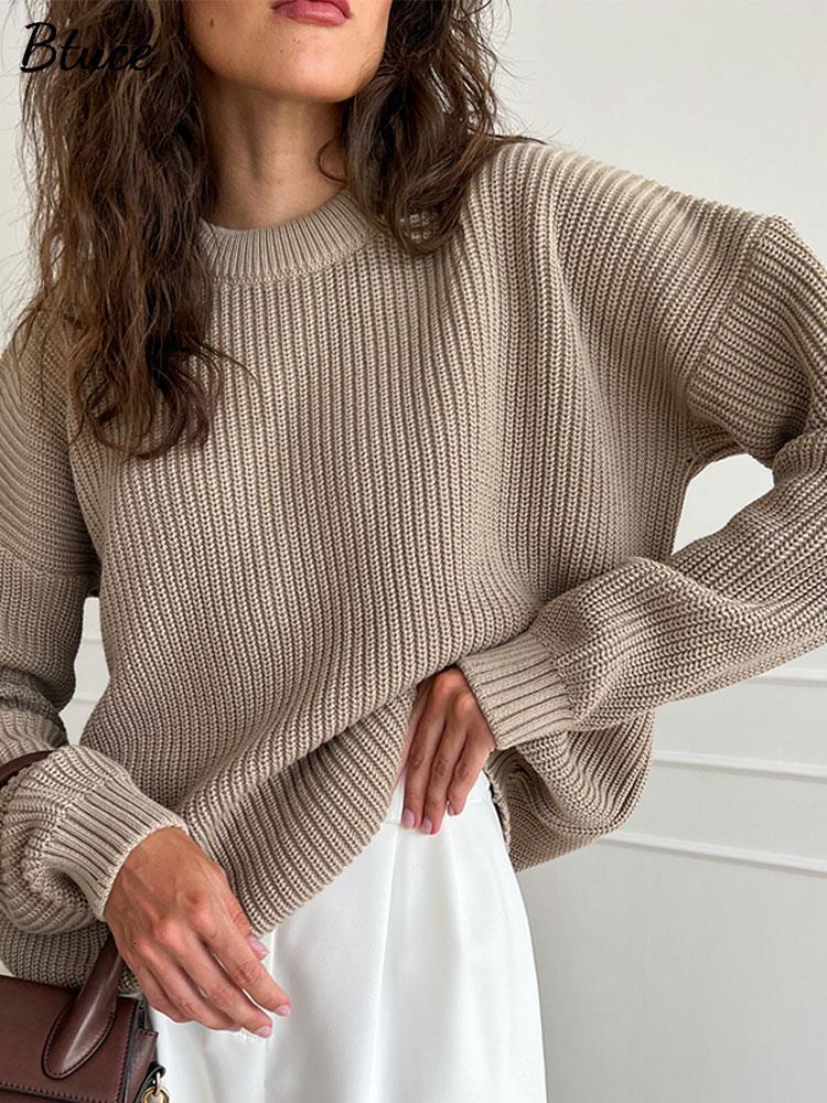 Women' Sweaters Women Solid Elegant Sweater Pullovers Chic Oneck Long Sleeve Knitted Sweaters Autumn Office Female Fashion Casual Tops 221111, Black
Women' Sweaters Women Solid Elegant Sweater Pullovers Chic Oneck Long Sleeve Knitted Sweaters Autumn Office Female Fashion Casual Tops 221111, Black