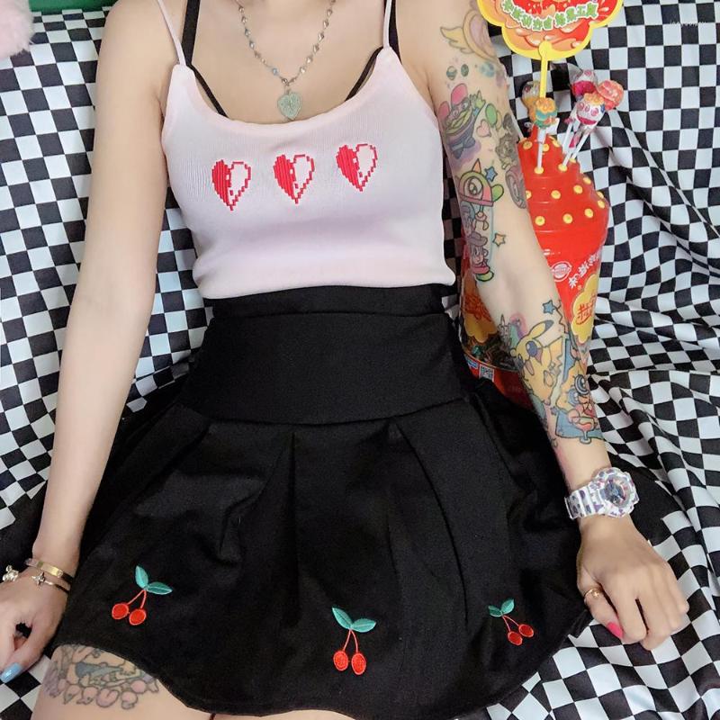 Women's Tanks 5 Colors Heart Knitted Bralette Crop Top Women Cute Spaghetti Strap Vintage Camis Female Summer Camisole Short Bustier Vest, Black
Women's Tanks 5 Colors Heart Knitted Bralette Crop Top Women Cute Spaghetti Strap Vintage Camis Female Summer Camisole Short Bustier Vest, Black