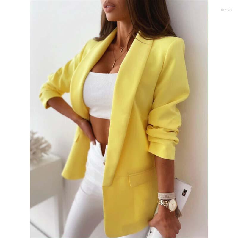 Women' Suits Women Blazer Jacket Office Lady Designer Coat Korean Style Yellow Suit Long Sleeve Bleazer Mujer Terno Clothes For, Black
Women' Suits Women Blazer Jacket Office Lady Designer Coat Korean Style Yellow Suit Long Sleeve Bleazer Mujer Terno Clothes For, Black