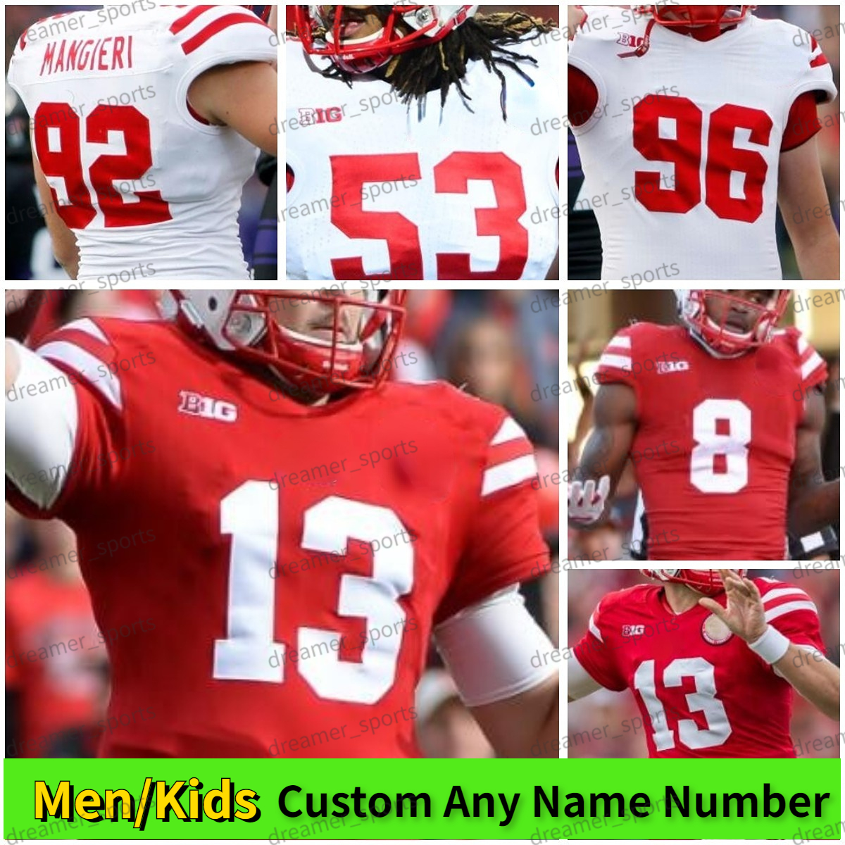 Custom Football Jersey Ndamukong 93 Suh 7 Scott Frost 8 Stanley Morgan Jr.80 Kenny Bell Vincent Valentine White NCAA College Football Jerseys Men Kids Youth, Men jersey red
Custom Football Jersey Ndamukong 93 Suh 7 Scott Frost 8 Stanley Morgan Jr.80 Kenny Bell Vincent Valentine White NCAA College Football Jerseys Men Kids Youth, Men jersey red