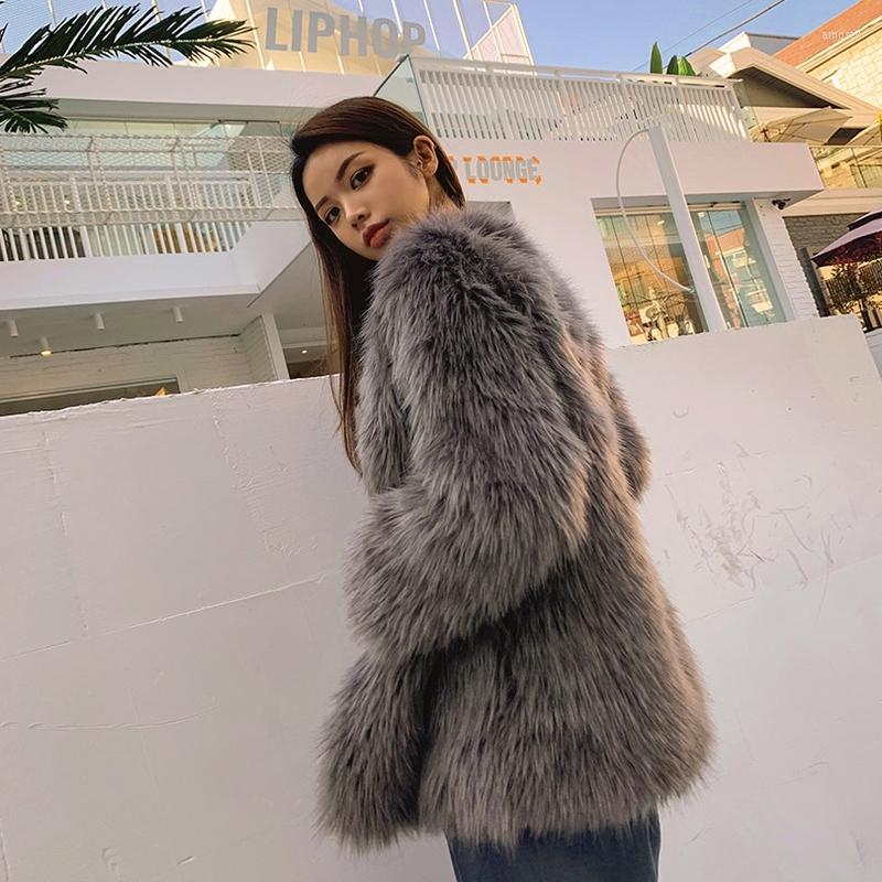 Women' Fur Winter Women Warm Soft High Quality Artificial Coat Luxury Faux Loose Long Sleeve Women' Plush Overcoat H123, Black
Women' Fur Winter Women Warm Soft High Quality Artificial Coat Luxury Faux Loose Long Sleeve Women' Plush Overcoat H123, Black