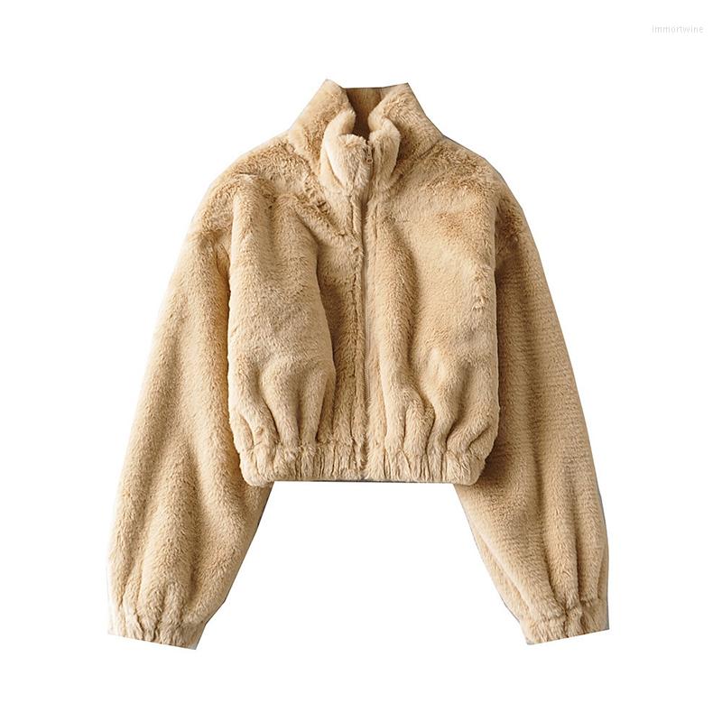Women' Fur Loose Imitation Furry Coat Women Clothes Autumn Winter Thickening Half Turtleneck Zipper Short Jacket Warm Top Korean Style, White
Women' Fur Loose Imitation Furry Coat Women Clothes Autumn Winter Thickening Half Turtleneck Zipper Short Jacket Warm Top Korean Style, White