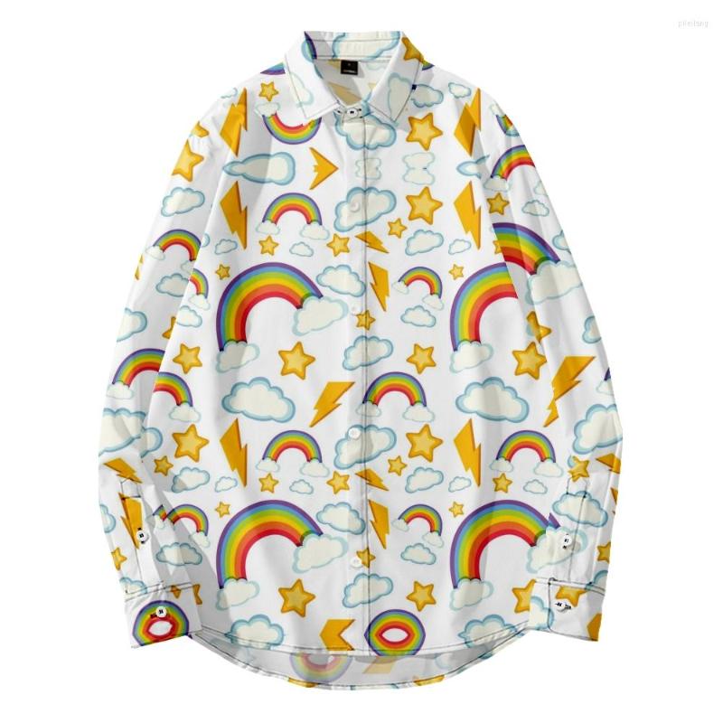 Men's Casual Shirts 2022 Fashion Long Sleeve Shirt 3D Slim Fit Men's Rainbow Pattern Formal Large, Beige
Men's Casual Shirts 2022 Fashion Long Sleeve Shirt 3D Slim Fit Men's Rainbow Pattern Formal Large, Beige