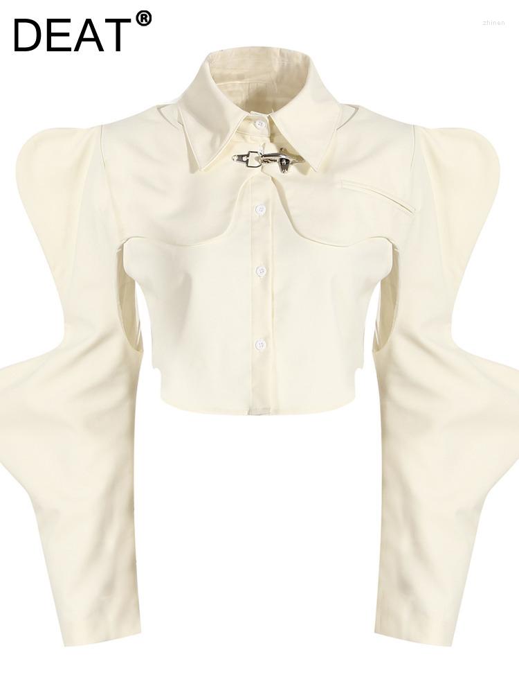 Women' Blouses Casual Fashion Women' Shirt Lapel Sleeves Petal Sleeve Metal Button Solid Color Two Pieces Blouse Female Autumn, Black
Women' Blouses Casual Fashion Women' Shirt Lapel Sleeves Petal Sleeve Metal Button Solid Color Two Pieces Blouse Female Autumn, Black