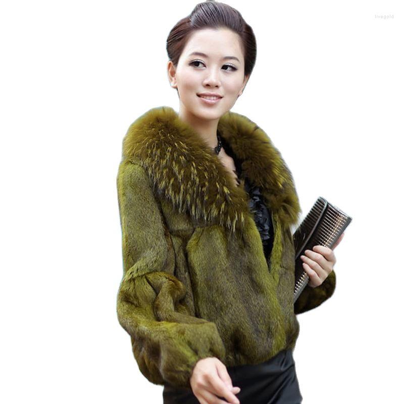 Women's Fur Hare Raccoon Collar Leather Grass Coat Female Short Whole Skin Autumn Winter Jacket Outerwear Women's, Chocolate color
Women's Fur Hare Raccoon Collar Leather Grass Coat Female Short Whole Skin Autumn Winter Jacket Outerwear Women's, Chocolate color