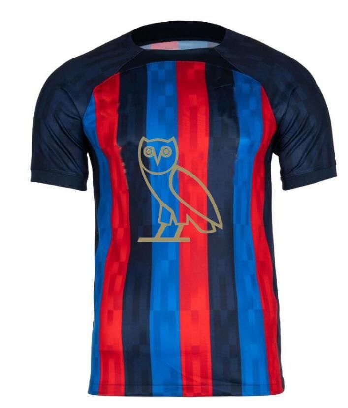 Raphinha Lewandowski Drake's OVO Sound soccer jersey KESSIE PEDRI FERRAN bArcElOnAs 22 23 Camisetas de ANSU FATI long sleeve 3rd 2022 2023 kit shirt men kids Kounde, Red
Raphinha Lewandowski Drake's OVO Sound soccer jersey KESSIE PEDRI FERRAN bArcElOnAs 22 23 Camisetas de ANSU FATI long sleeve 3rd 2022 2023 kit shirt men kids Kounde, Red