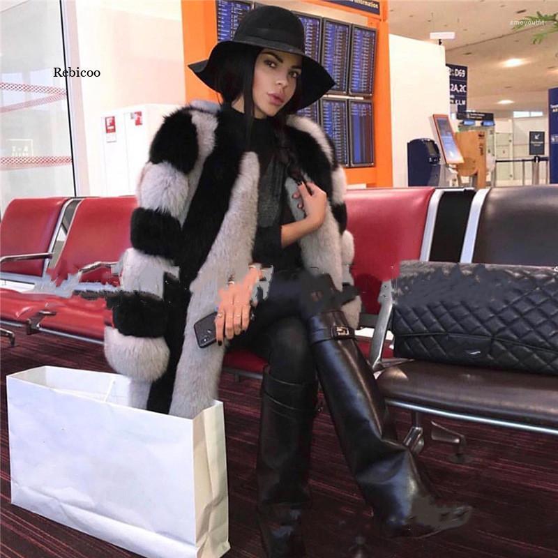 Women's Fur Fluffy Women Faux Coat High Quality Thick Mid Length Imitation Overcoat Female Warm Outwear Winter, White
Women's Fur Fluffy Women Faux Coat High Quality Thick Mid Length Imitation Overcoat Female Warm Outwear Winter, White