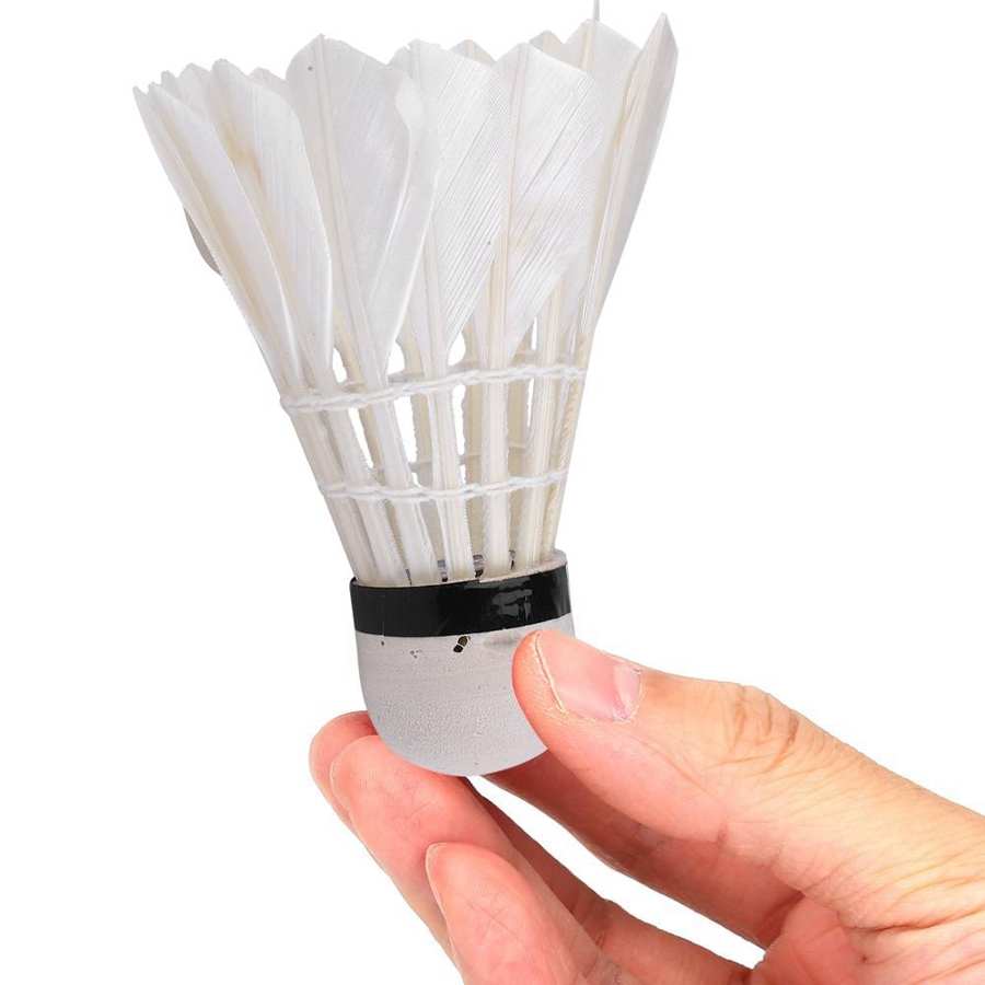 3Pcs Professional Badminton Shuttlecocks White Advanced Goose Feather Badminton Foam ball head Good Elasticity Shuttlecock
3Pcs Professional Badminton Shuttlecocks White Advanced Goose Feather Badminton Foam ball head Good Elasticity Shuttlecock