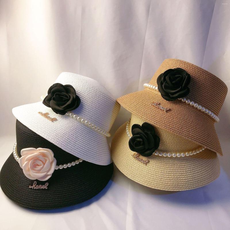 Berets Summer Style Small Fragrant Pearl Slanted Brim Sun Hat Female Net Red Anchor All-match Anti-ultraviolet Basin, White
Berets Summer Style Small Fragrant Pearl Slanted Brim Sun Hat Female Net Red Anchor All-match Anti-ultraviolet Basin, White