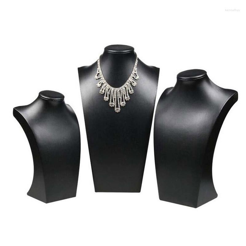 Jewelry Pouches 2022 Black Color Mannequin Shape PU Leather Stand Counter / Pendant Bust Display Holder
Jewelry Pouches 2022 Black Color Mannequin Shape PU Leather Stand Counter / Pendant Bust Display Holder