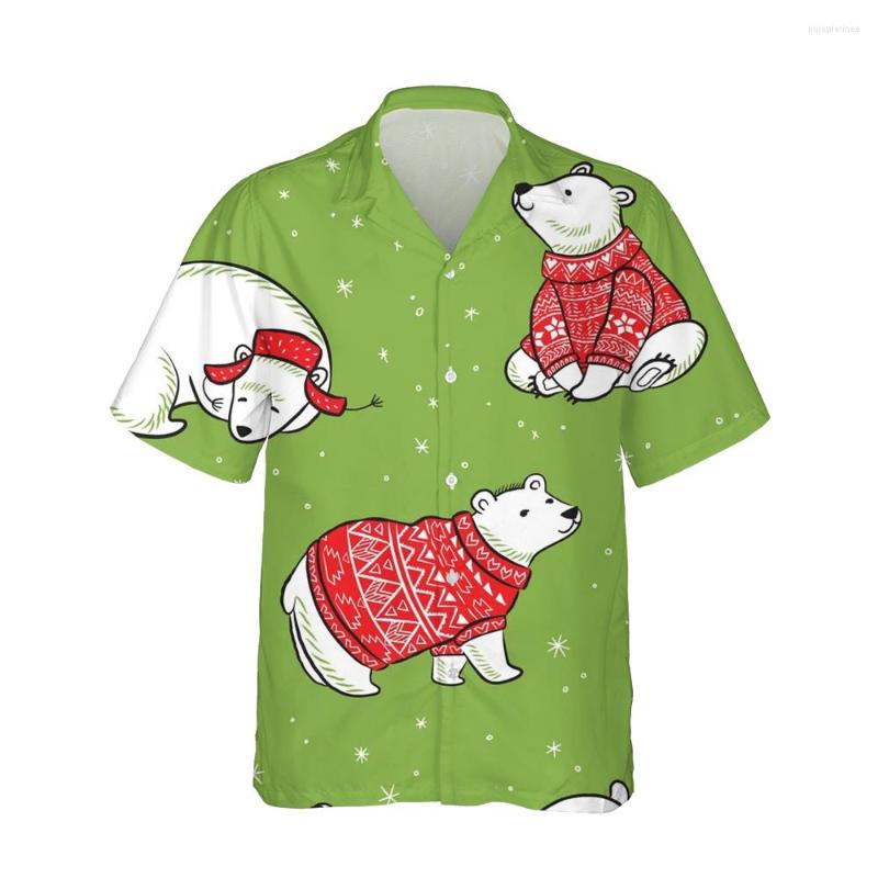 Men' Casual Shirts Jumeast 3d Funny Bear Winter Printed Hawaiian Vintage Shirt Men Cartoon Short Sleeve Fashion Clothing Streetwear, 05
Men' Casual Shirts Jumeast 3d Funny Bear Winter Printed Hawaiian Vintage Shirt Men Cartoon Short Sleeve Fashion Clothing Streetwear, 05