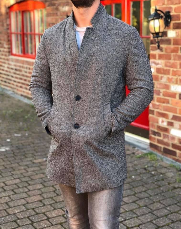Men's Wool Blends TailorMade Jacket Dark Grey Men's Winter Tweed Coat Standup Collar Handsome Streetwear Custom Made 221014, Gray
Men's Wool Blends TailorMade Jacket Dark Grey Men's Winter Tweed Coat Standup Collar Handsome Streetwear Custom Made 221014, Gray
