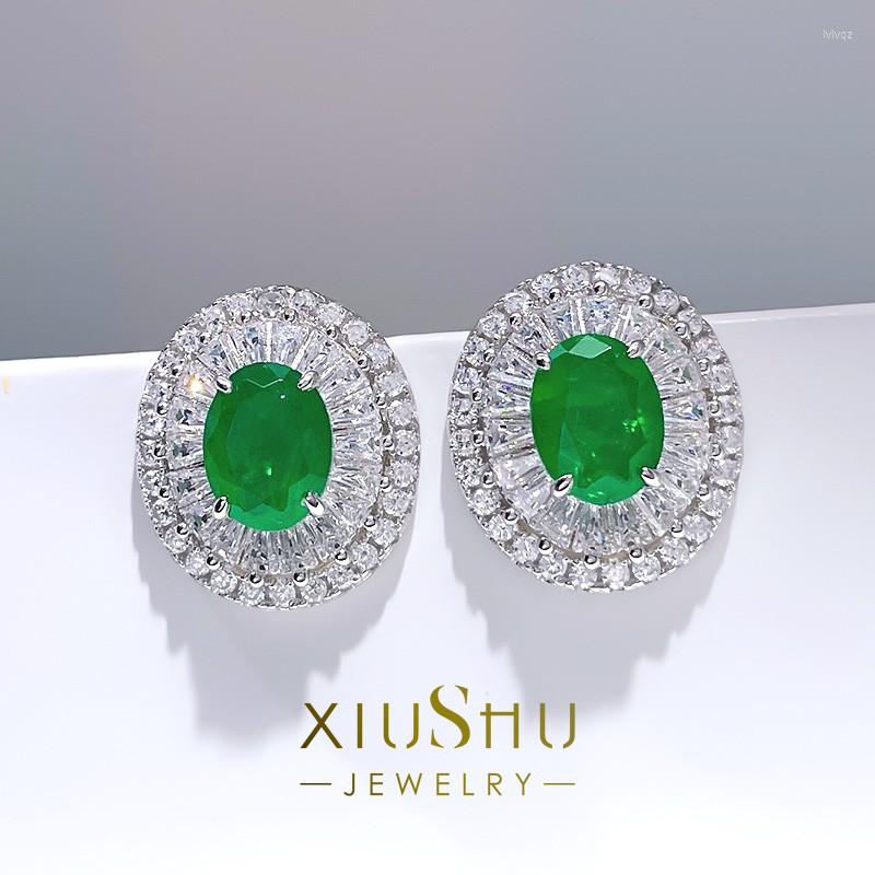 Stud Earrings Imitation Colombian Emerald Temperament Advanced Atmosphere French High Sense Sterling Silver Is Not Allergic
Stud Earrings Imitation Colombian Emerald Temperament Advanced Atmosphere French High Sense Sterling Silver Is Not Allergic