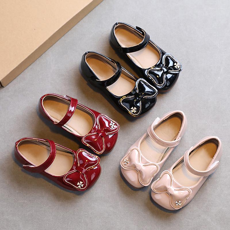 Flat Shoes Girls Mary Janes Spring Autumn Butterfly Knot Princess Crystal Patent Leather Dance Party Toddlers Wine Red, Black
Flat Shoes Girls Mary Janes Spring Autumn Butterfly Knot Princess Crystal Patent Leather Dance Party Toddlers Wine Red, Black