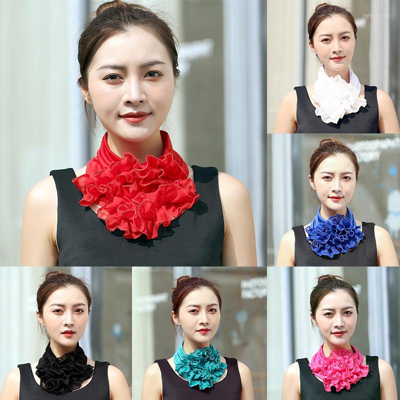 Scarves Women Fake Collar Pullover Scarf Wild Flower Female False Silk Fashion Neck Protection Bib
Scarves Women Fake Collar Pullover Scarf Wild Flower Female False Silk Fashion Neck Protection Bib