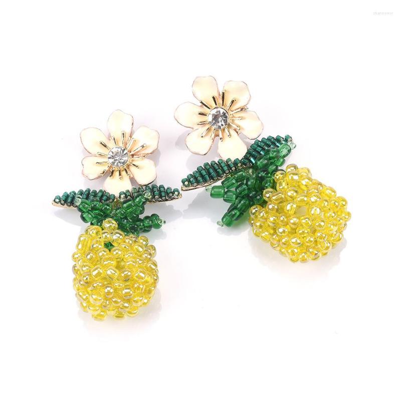 Stud Earrings BK Fashion Lovely Women Flower Elegant Jewelry White Crystals Resin Seed Beads Pineapple Shaped Party Birthday
Stud Earrings BK Fashion Lovely Women Flower Elegant Jewelry White Crystals Resin Seed Beads Pineapple Shaped Party Birthday