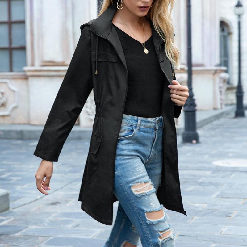 Women' Trench Coats Chic Coat Windbreaker Women Climbing Long Sleeves Cardigan Wear-resistant, Black
Women' Trench Coats Chic Coat Windbreaker Women Climbing Long Sleeves Cardigan Wear-resistant, Black