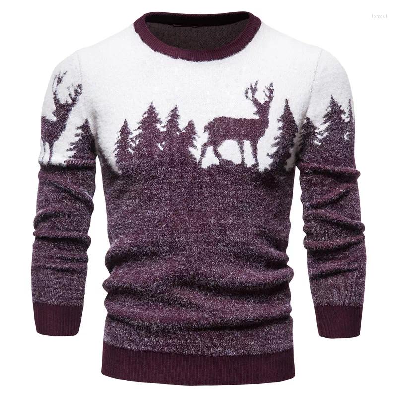 Men's Sweaters Autumn Christmas Sweater Tree Deer Print Men's Casual O Neck Slim Pull Top, Black
Men's Sweaters Autumn Christmas Sweater Tree Deer Print Men's Casual O Neck Slim Pull Top, Black