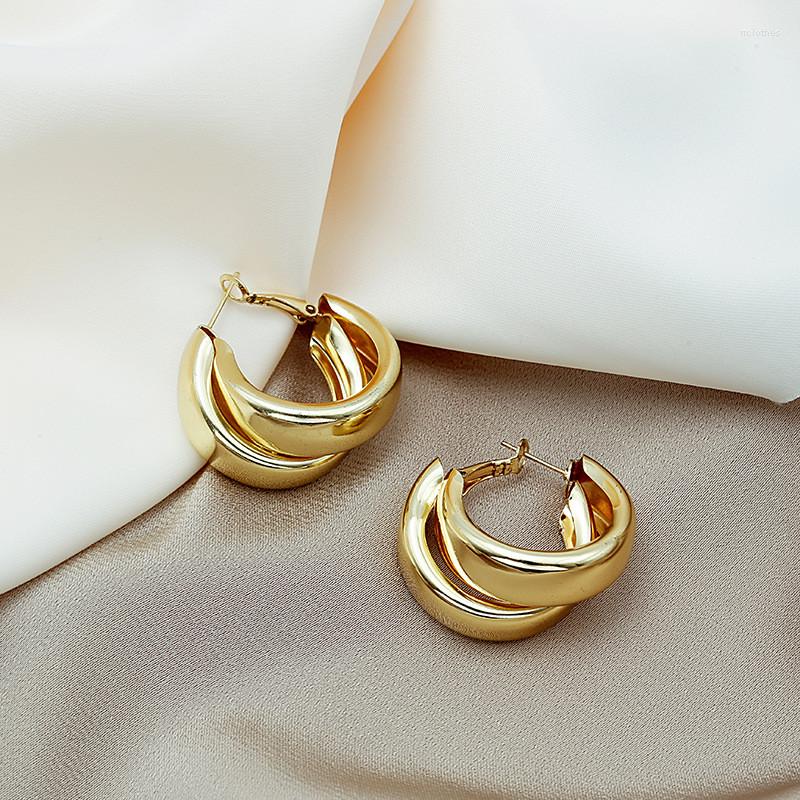 Hoop Earrings Minimalist Gold/Silver Color Round For Women Trendy Geometric Drop Statement Party Fashion Jewelry Gifts
Hoop Earrings Minimalist Gold/Silver Color Round For Women Trendy Geometric Drop Statement Party Fashion Jewelry Gifts