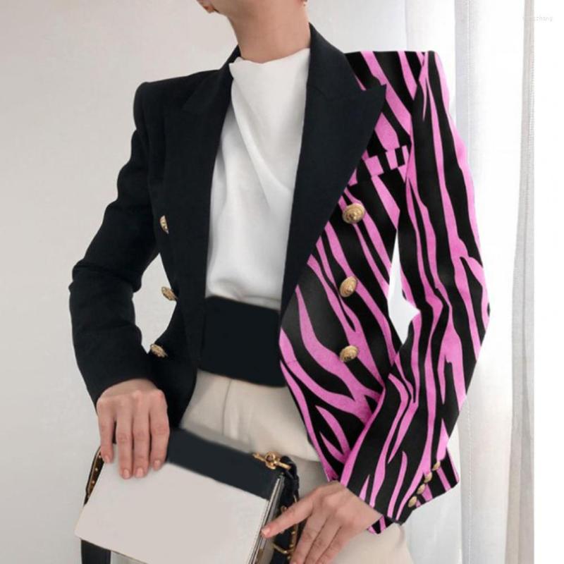 Women' Suits Lady Coat Right-angle Shoulder Colorful Warm Leopard Pattern Women Blazer For Work, Black
Women' Suits Lady Coat Right-angle Shoulder Colorful Warm Leopard Pattern Women Blazer For Work, Black