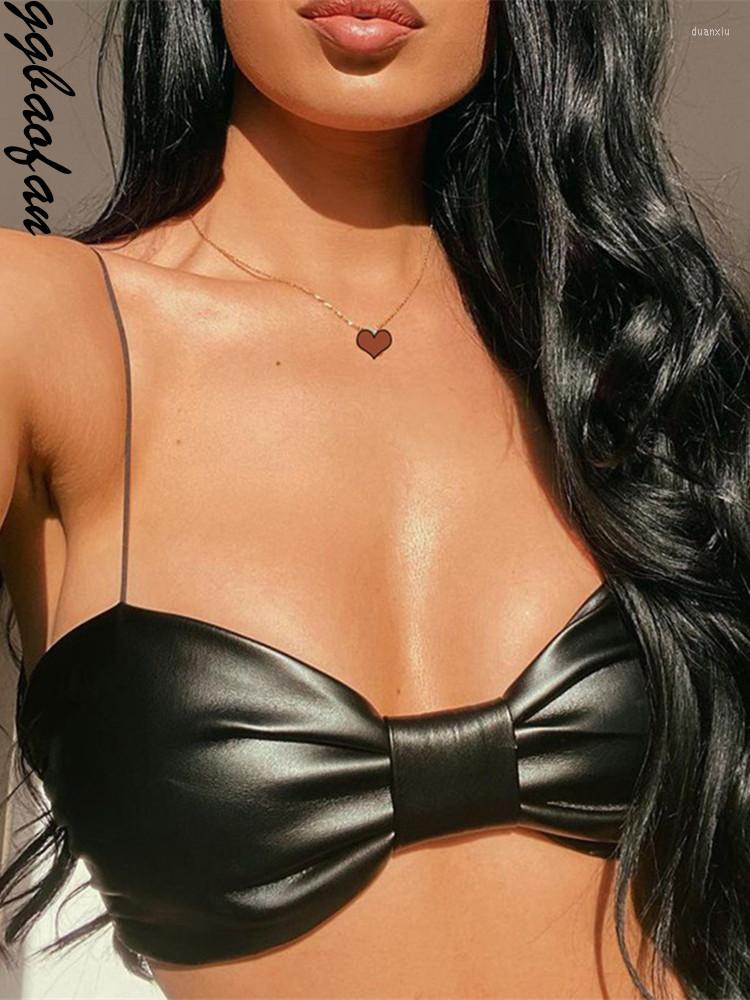 Women' Tanks Ggbaofan Sexy Fashion Black Spaghetti Strap Crop Tops Y2K Bow Sleeveless Backless Women Tank Top Party Casual 2022 Summer
Women' Tanks Ggbaofan Sexy Fashion Black Spaghetti Strap Crop Tops Y2K Bow Sleeveless Backless Women Tank Top Party Casual 2022 Summer