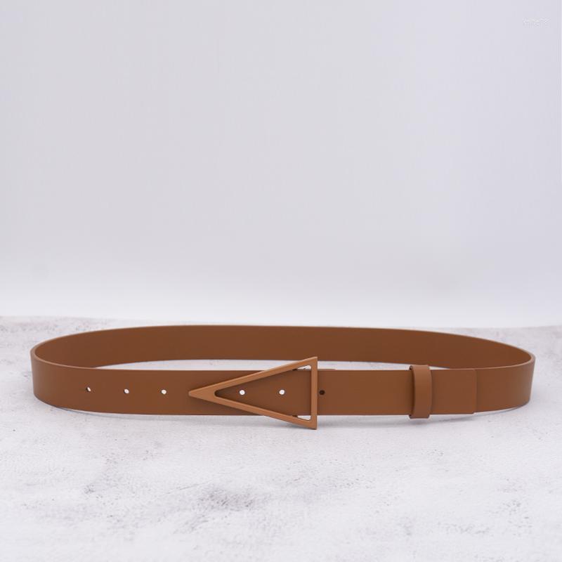 Belts Fashion Color Triangle Buckle Shape Cowhide Belt Women's Leather Trouser Light Brown Dress Decorative Soft, White
Belts Fashion Color Triangle Buckle Shape Cowhide Belt Women's Leather Trouser Light Brown Dress Decorative Soft, White