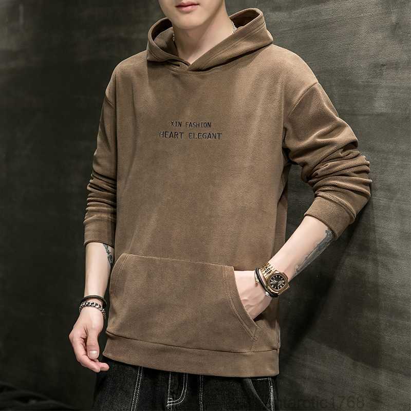 Men's Hoodies Sweatshirts Hooded Sweater Autumn and Winter 2022 New Austrian Cashmere Hoodie Men's Long Sleeve Shirt Trendy Brand Clothing, Brown
Men's Hoodies Sweatshirts Hooded Sweater Autumn and Winter 2022 New Austrian Cashmere Hoodie Men's Long Sleeve Shirt Trendy Brand Clothing, Brown