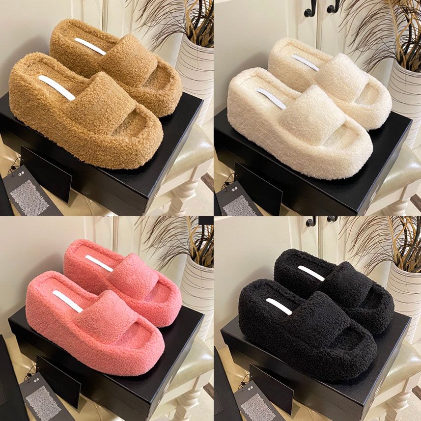 Designer Fur Slippers Taji Platform Slides Luxury Square Toe Sandals Winter Wool Slipper
Designer Fur Slippers Taji Platform Slides Luxury Square Toe Sandals Winter Wool Slipper