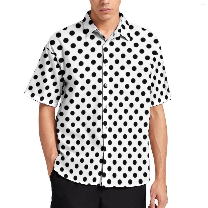 Men's Casual Shirts 80S Style Design Beach Shirt Male Black Polka Dots Blouses Short-Sleeve Aesthetic Oversized, Style-4
Men's Casual Shirts 80S Style Design Beach Shirt Male Black Polka Dots Blouses Short-Sleeve Aesthetic Oversized, Style-4