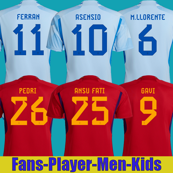 2022 Spain soccer jerseys Espana ANSU FATI ASENSIO MORATA FERRAN KOKE GAVI AZPILICUETA C.SOLER 22 23 WORLD RAMOS CUP fans Player version football shirts men kids kit, Away
2022 Spain soccer jerseys Espana ANSU FATI ASENSIO MORATA FERRAN KOKE GAVI AZPILICUETA C.SOLER 22 23 WORLD RAMOS CUP fans Player version football shirts men kids kit, Away