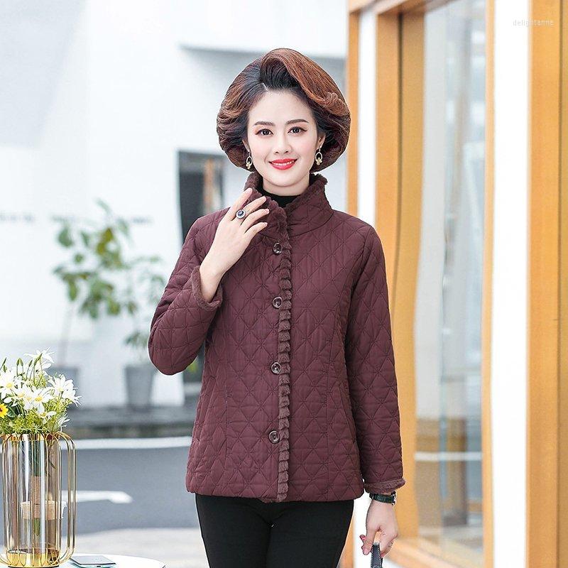 Women's Down High-end Cotton Jacket Middle-aged Coats Autumn Winter Plus Velvet Thick Warm Elegant Outwear Mother DD86, White
Women's Down High-end Cotton Jacket Middle-aged Coats Autumn Winter Plus Velvet Thick Warm Elegant Outwear Mother DD86, White