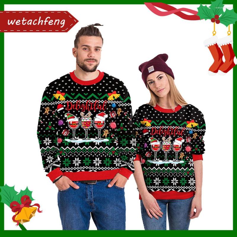 Men's Sweaters Deligthful Reindeer Santa Funny Ugly Sweater Couples Crew Neck Loose Christmas Sweatshirts Women Men Dress Party Vacation, Sb102-093
Men's Sweaters Deligthful Reindeer Santa Funny Ugly Sweater Couples Crew Neck Loose Christmas Sweatshirts Women Men Dress Party Vacation, Sb102-093
