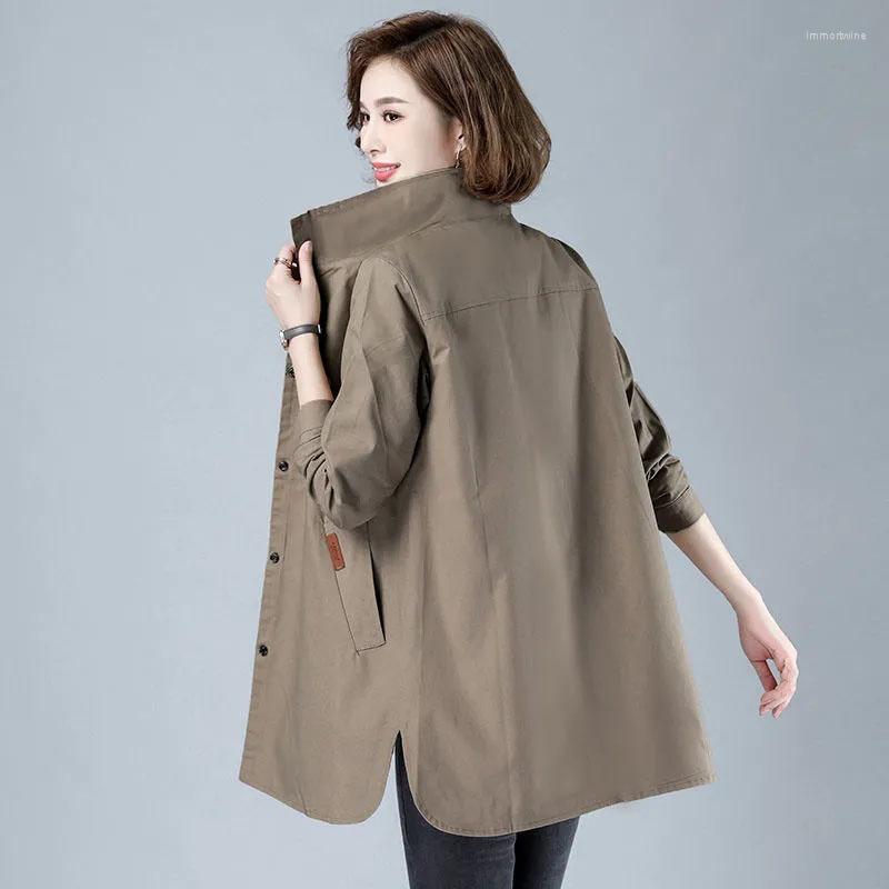 Women' Trench Coats Mid-length Windbreaker Women Spring Autumn Coat Overcoat Nice Women' Middle Aged Shirt Ladies Outerwear, Navy
Women' Trench Coats Mid-length Windbreaker Women Spring Autumn Coat Overcoat Nice Women' Middle Aged Shirt Ladies Outerwear, Navy