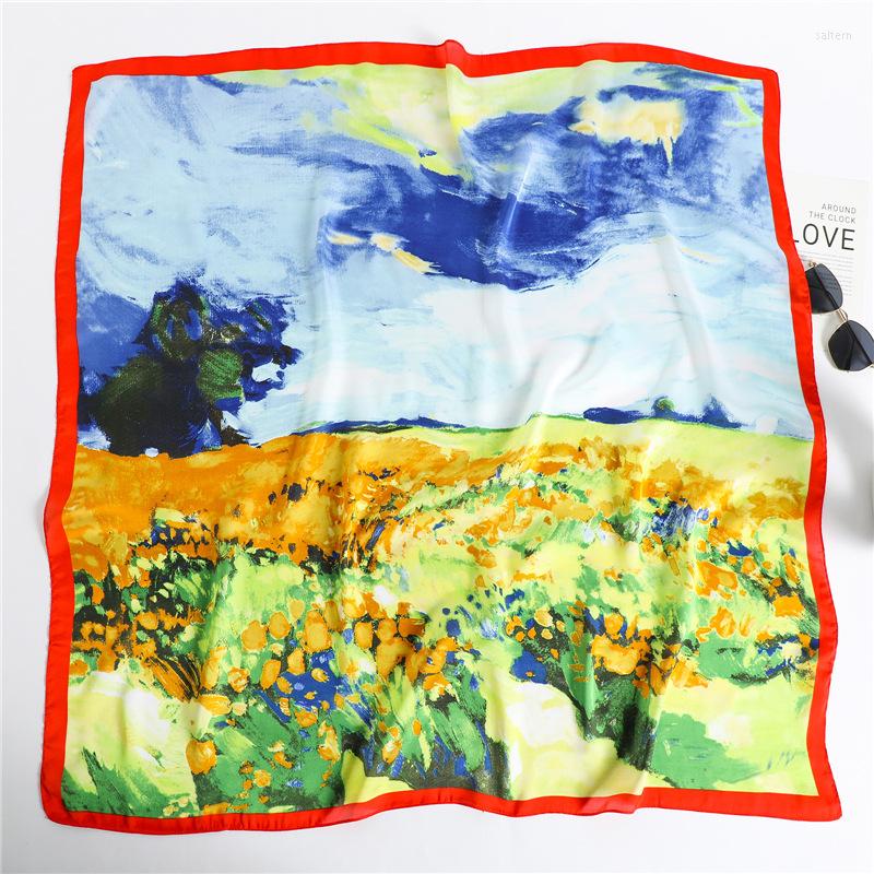 Scarves Luxury Kerchief Silk Satin Hair Scarf For Women Fashion Print Bandana Head Scarfs 90cm Square Headband Neck FJ471
Scarves Luxury Kerchief Silk Satin Hair Scarf For Women Fashion Print Bandana Head Scarfs 90cm Square Headband Neck FJ471
