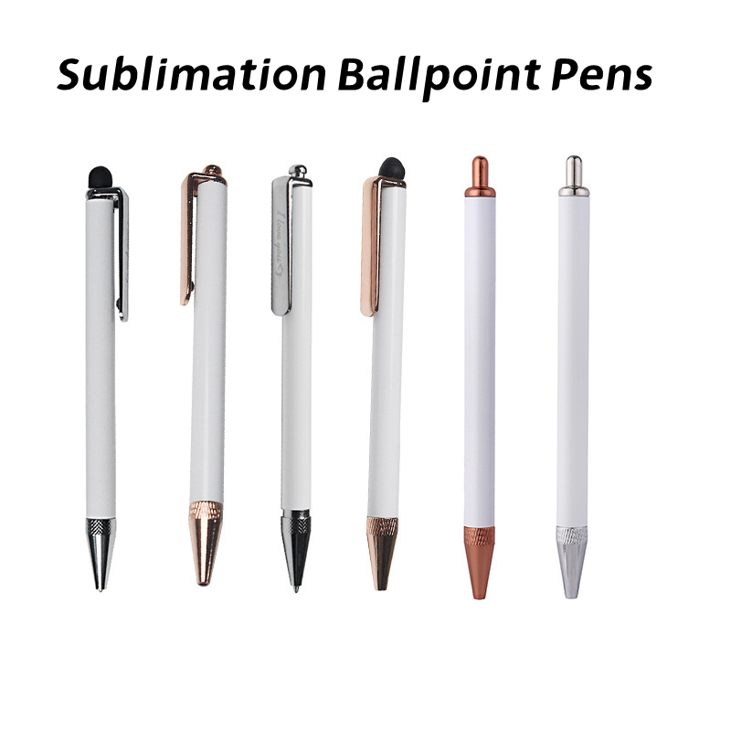 Sublimation Ballpoint Pens Blank Heat Transfer White Zinc Alloy Material Customized Pen School Office Supplies Z11
Sublimation Ballpoint Pens Blank Heat Transfer White Zinc Alloy Material Customized Pen School Office Supplies Z11