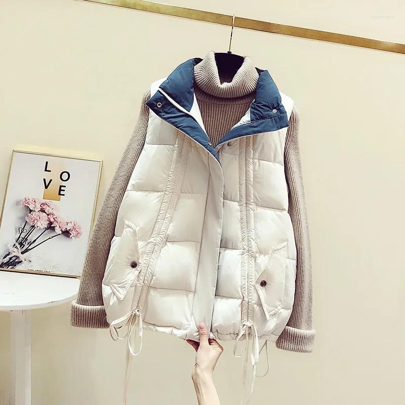 Women's Vests Women Vest Jacket Autumn Winter 2022 Korean Slim Loose Short Cotton Waistcoat Solid Color Casual Bandage Sleeveless Cardigan, Blue
Women's Vests Women Vest Jacket Autumn Winter 2022 Korean Slim Loose Short Cotton Waistcoat Solid Color Casual Bandage Sleeveless Cardigan, Blue
