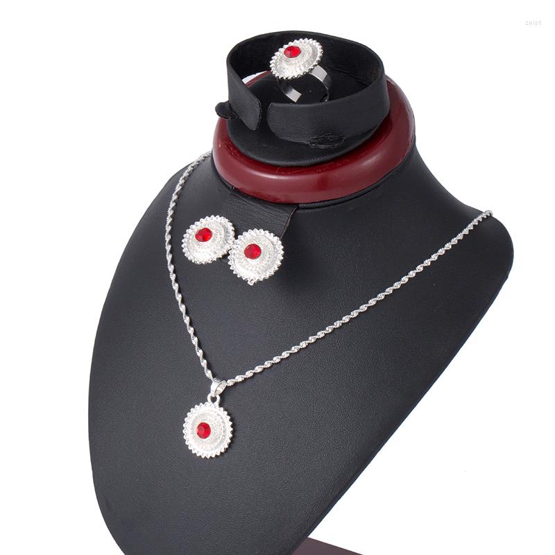 Necklace Earrings Set Small Silver Ethiopian African Wedding Habesha Earring Ring White Bangles, Picture shown
Necklace Earrings Set Small Silver Ethiopian African Wedding Habesha Earring Ring White Bangles, Picture shown