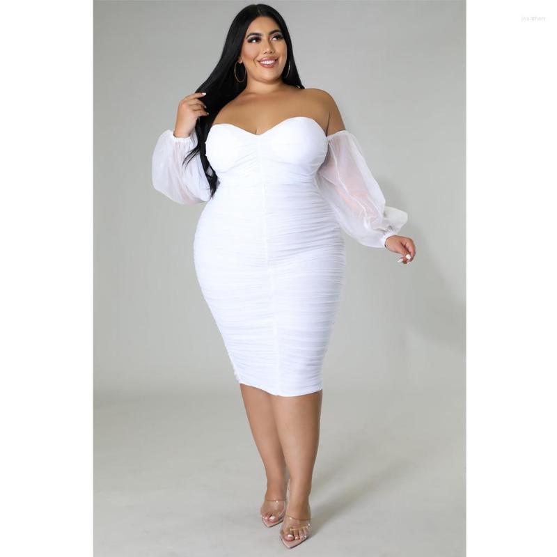 Plus Size Dresses Sexy Party Dress Women Strapless Sheer Mesh Long Sleeve Patchwork Bodycon Vestidos Night Club Elegant Female Robe 2022, Black
Plus Size Dresses Sexy Party Dress Women Strapless Sheer Mesh Long Sleeve Patchwork Bodycon Vestidos Night Club Elegant Female Robe 2022, Black