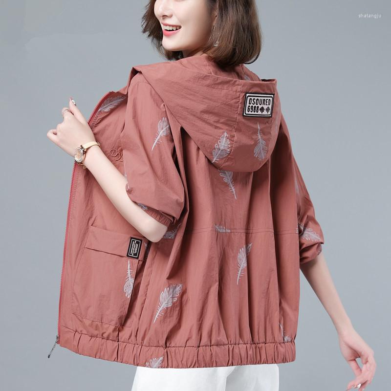 Women's Jackets Summer Coat Women Fashion Long Sleeve Hooded Thin Loose Sun Protection Clothing Female Jacket Casual Outerwear H1563, Orange
Women's Jackets Summer Coat Women Fashion Long Sleeve Hooded Thin Loose Sun Protection Clothing Female Jacket Casual Outerwear H1563, Orange