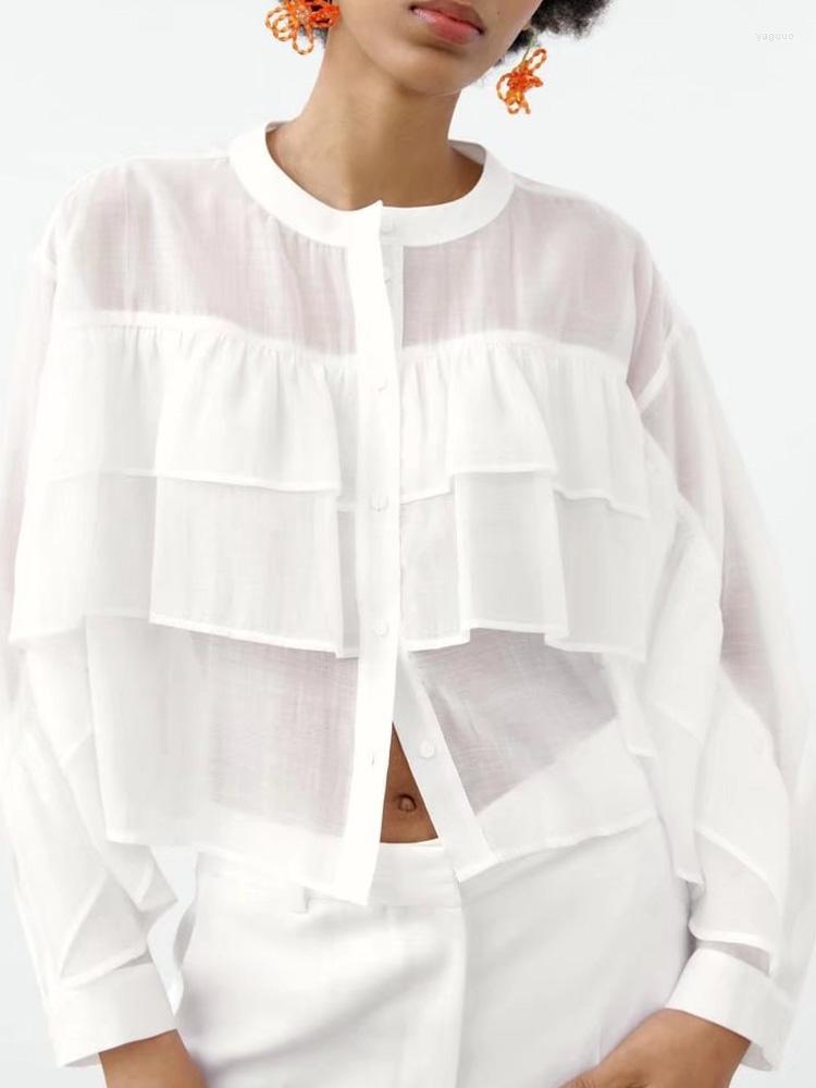 Women's Blouses Kumsvag 2022 Summer Women Loose Shirts Tops Fashion White Chiffon Transparent Female Street Ruffles Top Smock Blusas
Women's Blouses Kumsvag 2022 Summer Women Loose Shirts Tops Fashion White Chiffon Transparent Female Street Ruffles Top Smock Blusas