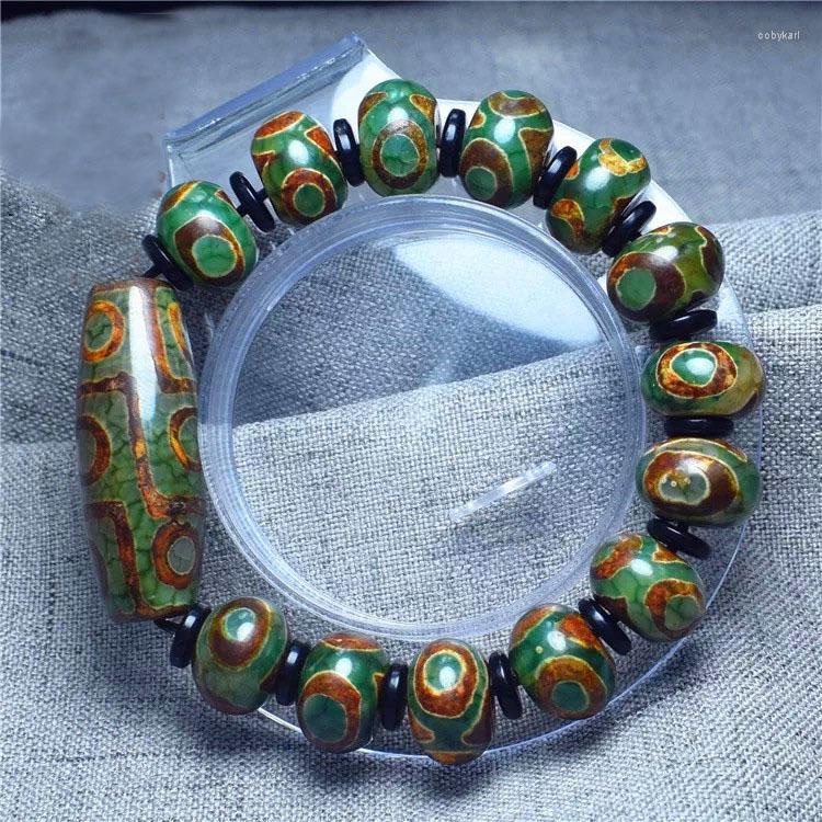 Strand Fidelity Natural Tibet Rough Stone Old Beads Bracelets ThreeEyed Nine Eye Agate Genuine Men Ore Jewelry Crystal Jade Certificate
Strand Fidelity Natural Tibet Rough Stone Old Beads Bracelets ThreeEyed Nine Eye Agate Genuine Men Ore Jewelry Crystal Jade Certificate