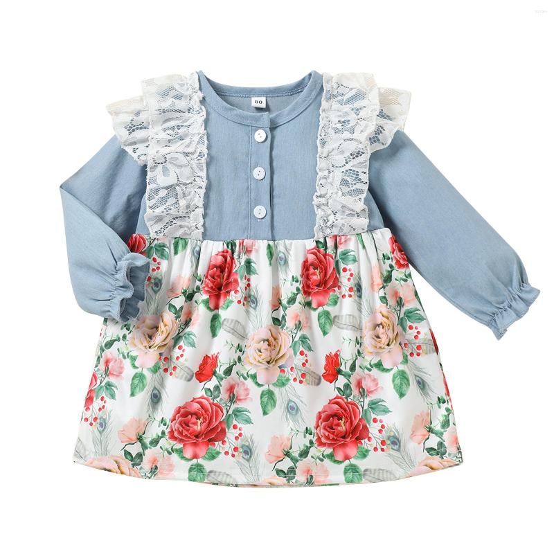 Girl Dresses 0-24M Baby Dress Long Sleeve Round Neck Loose Floral A-Lined High Waist Princess Lace Midi, Picture shown
Girl Dresses 0-24M Baby Dress Long Sleeve Round Neck Loose Floral A-Lined High Waist Princess Lace Midi, Picture shown