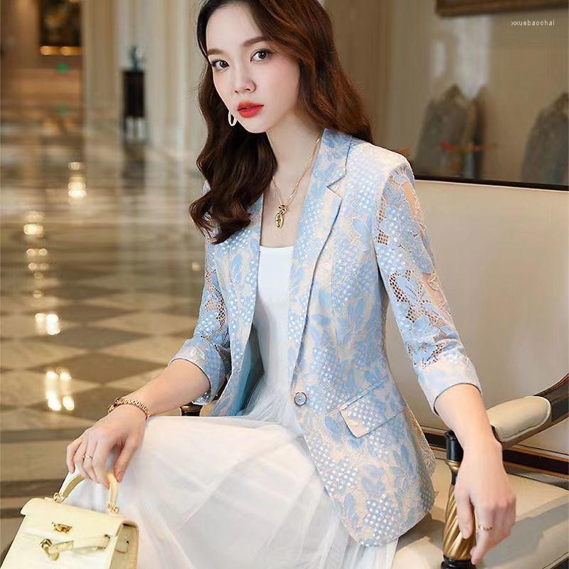 Women's Jackets Blazers Women Spring Autumn Elegant All-match Single Button Leisure Trendy Hollow Lace 6XL Clothing Solid E143, Black
Women's Jackets Blazers Women Spring Autumn Elegant All-match Single Button Leisure Trendy Hollow Lace 6XL Clothing Solid E143, Black