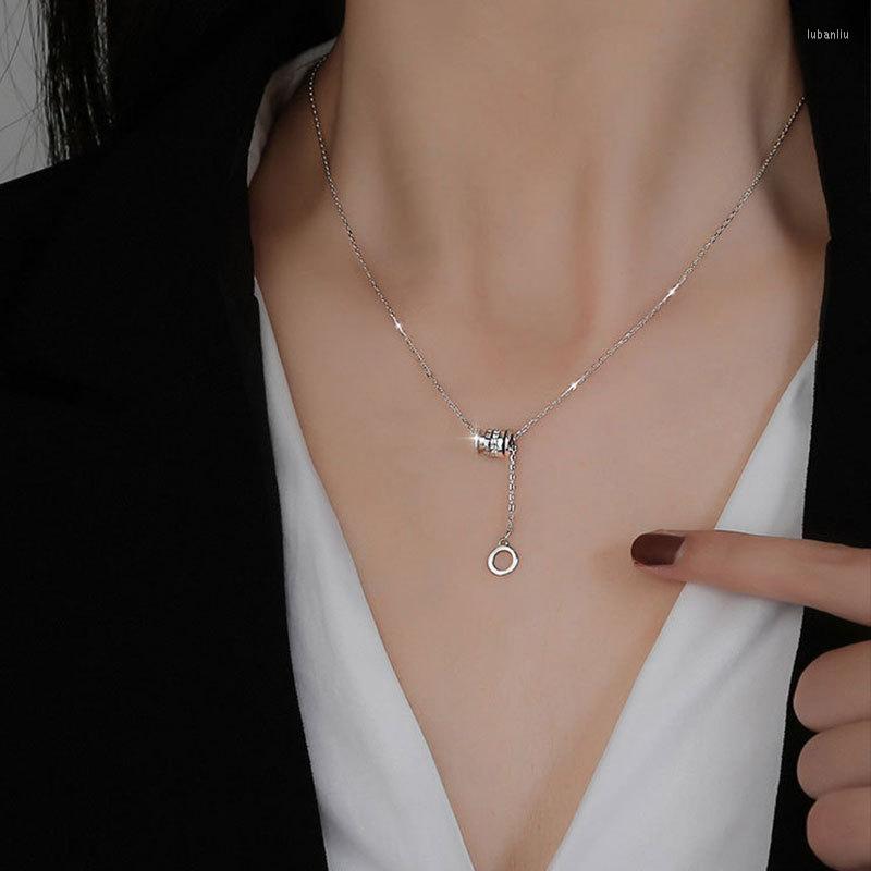 Chains Sam Panda 925 Sterling Silver Roman Cylindrical Necklace Female Niche Design Sense Simple Clavicle Chain
Chains Sam Panda 925 Sterling Silver Roman Cylindrical Necklace Female Niche Design Sense Simple Clavicle Chain